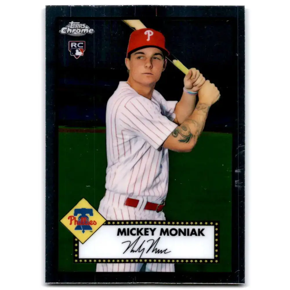 2021 Topps Chrome Platinum Anniversary #77 Mickey Moniak NM-MT RC Rookie Philadelphia Phillies Baseball Card - Baseball