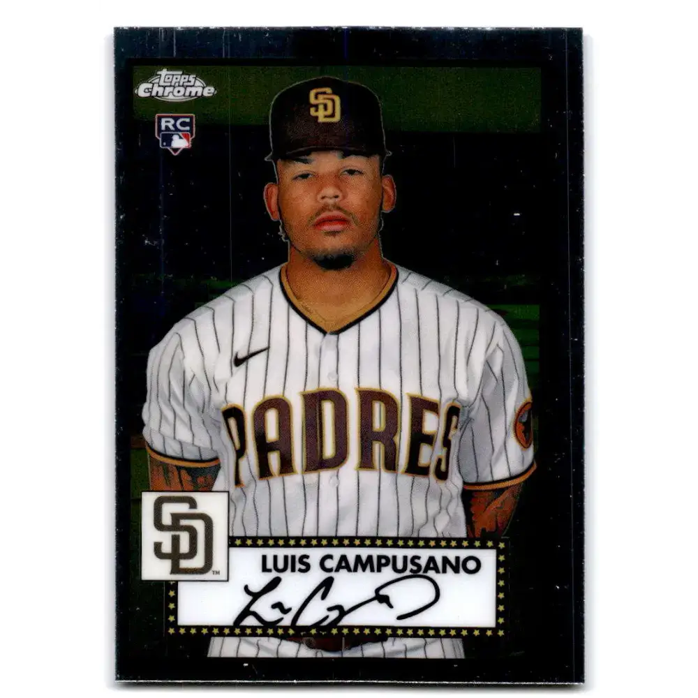 2021 Topps Chrome Platinum Anniversary #83 Luis Campusano NM-MT RC Rookie San Diego Padres Baseball Card - Baseball