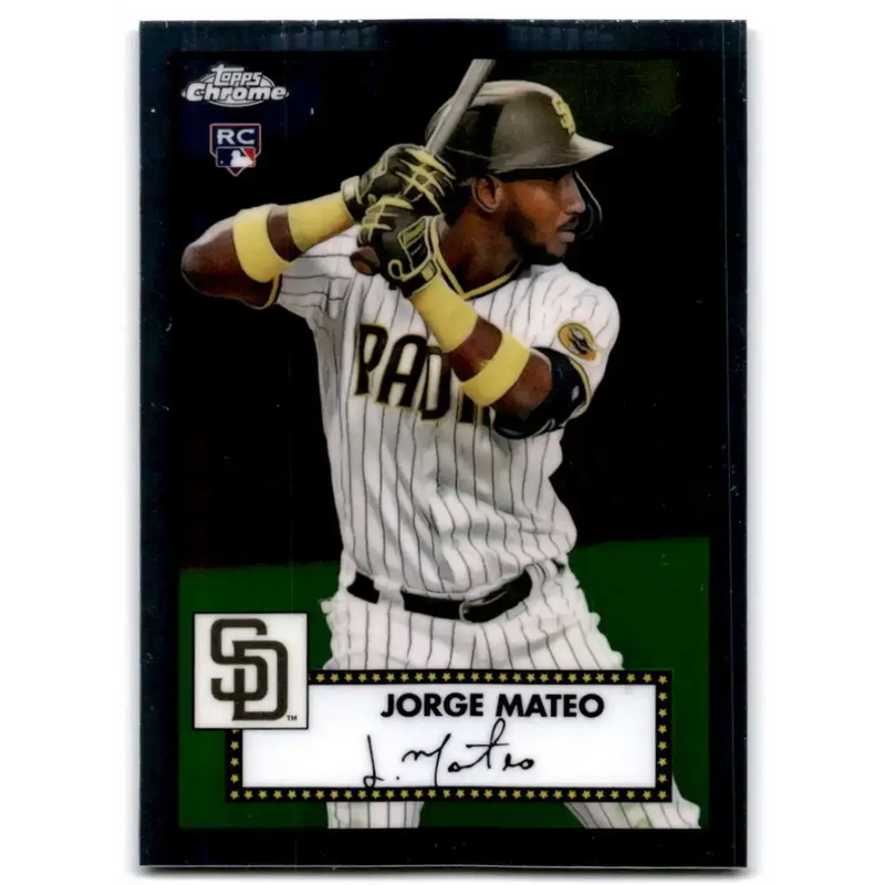 2021 Topps Chrome Platinum Anniversary #84 Jorge Mateo NM-MT RC Rookie San Diego Padres Baseball Card - Baseball Card