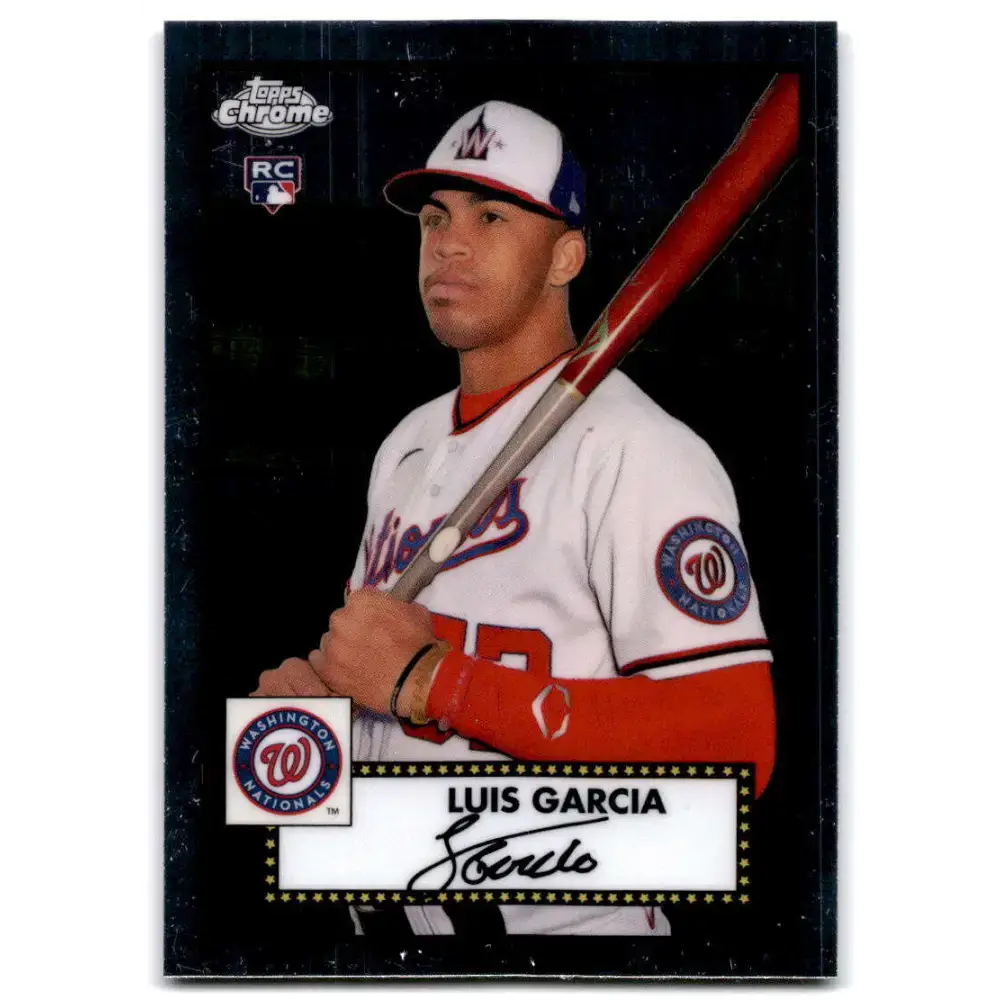 2021 Topps Chrome Platinum Anniversary #9 Luis Garcia NM-MT RC Rookie Washington Nationals Baseball Card - Baseball