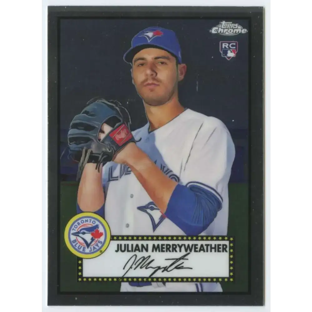 2021 Topps Chrome Platinum Anniversary #98 Julian Merryweather NM-MT RC Rookie Toronto Blue Jays Baseball Card