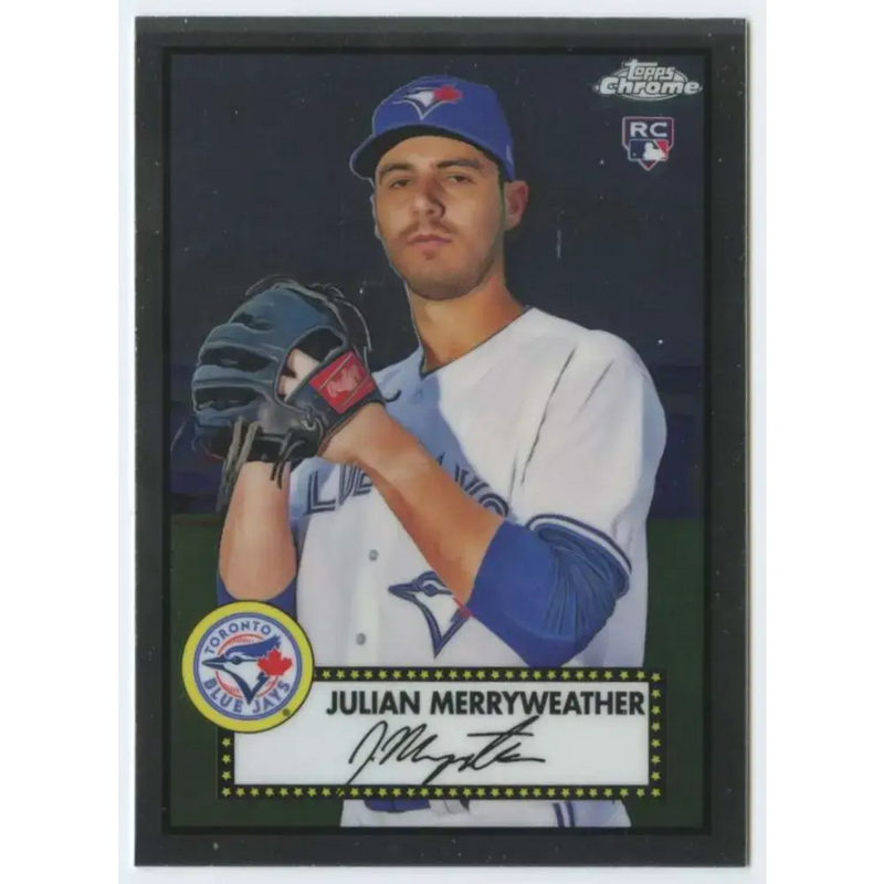 2021 Topps Chrome Platinum Anniversary #98 Julian Merryweather NM-MT RC Rookie Toronto Blue Jays Baseball Card