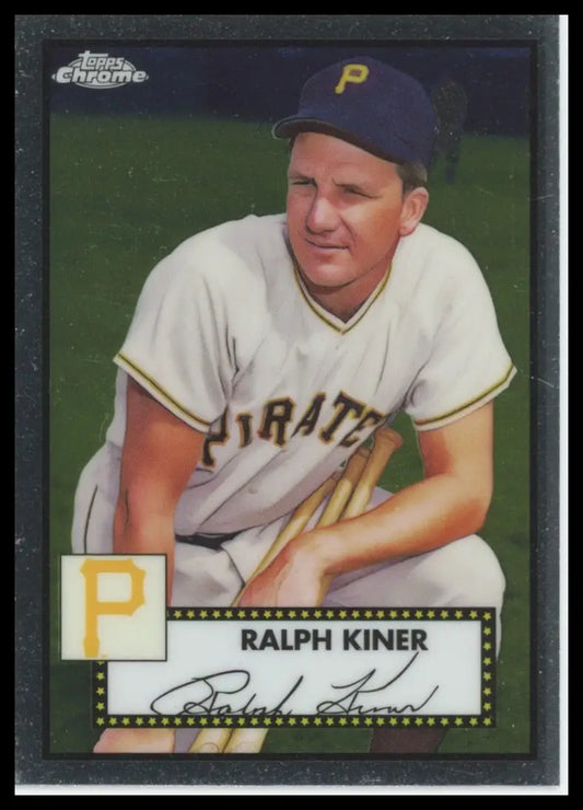 2021 Topps Chrome Platinum Anniversary Ralph Kiner 648 Pittsburgh Pirates NM - Baseball Card Single
