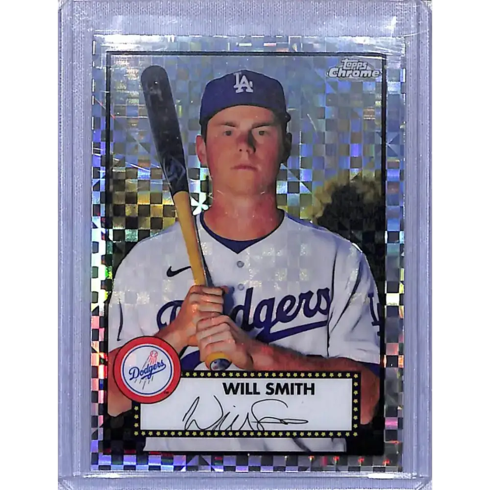 2021 Topps Chrome Platinum Anniversary Refractor Prism #368 Will Smith NM-MT Los Angeles Dodgers - Baseball Card Single