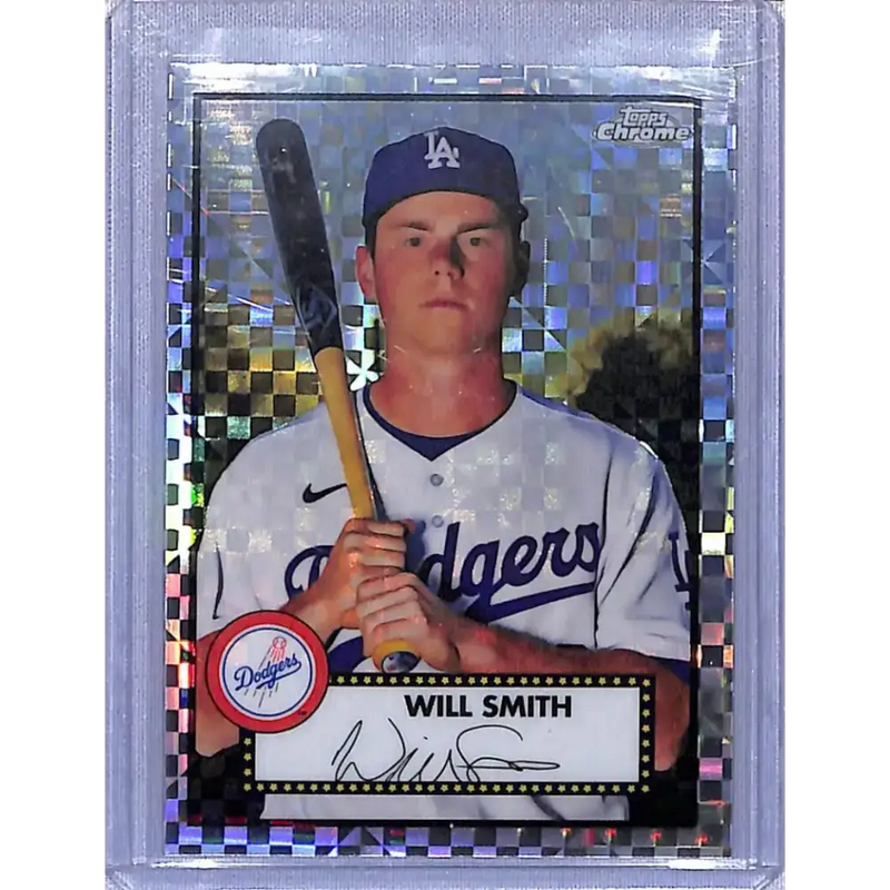 2021 Topps Chrome Platinum Anniversary Refractor Prism #368 Will Smith NM-MT Los Angeles Dodgers - Baseball Card Single