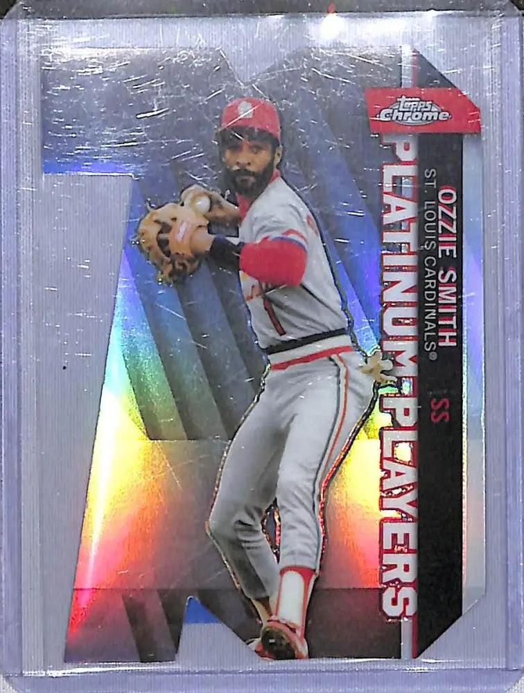 2021 Topps Chrome Platinum Players Die-Cut #CPDC-21 Ozzie Smith NM-MT St. Louis Cardinals - Baseball Card Single
