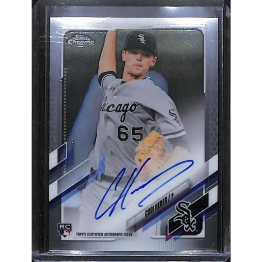 2021 Topps Chrome #RA-CH Codi Heuer Rookie Auto NM-MT Baseball Card - Baseball Card Single