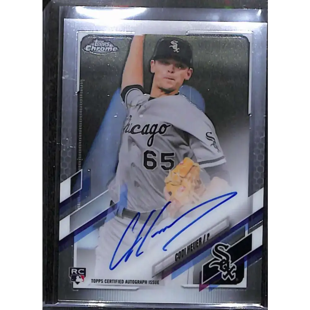 2021 Topps Chrome #RA-CH Codi Heuer Rookie Auto NM-MT Baseball Card - Baseball Card Single