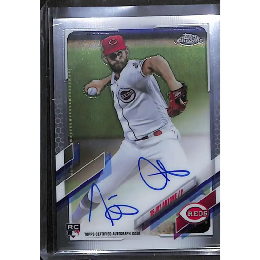 2021 Topps Chrome #RA-TA Tejay Antone Rookie Auto NM-MT Baseball Card - Baseball Card Single