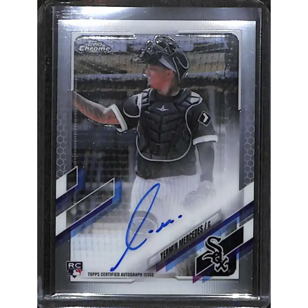 2021 Topps Chrome #RA-YM Yermin Mercedes Rookie Auto NM-MT Baseball Card - Baseball Card Single