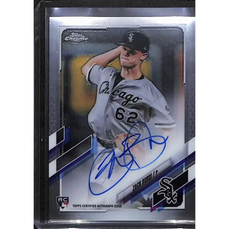 2021 Topps Chrome #RA-ZB Zack Burdi Rookie Auto NM-MT Baseball Card - Baseball Card Single