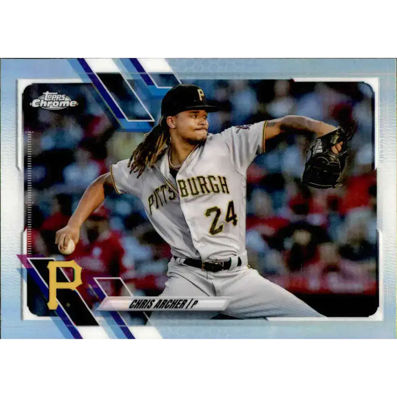 2021 Topps Chrome Refractor #188 Chris Archer NM/MT Pittsburgh Pirates Baseball Card - Baseball Card Single