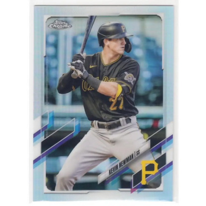 2021 Topps Chrome Refractor #2 Kevin Newman NM-MT Pittsburgh Pirates Baseball Card  Image 1