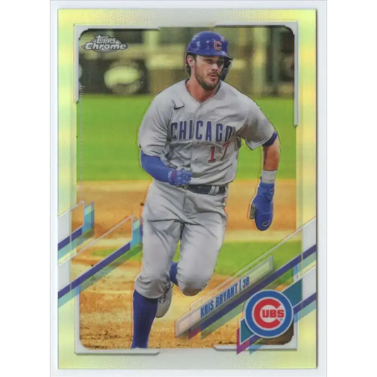 2021 Topps Chrome Refractor #40 Kris Bryant NM/MT Chicago Cubs Baseball Card - Baseball Card Single