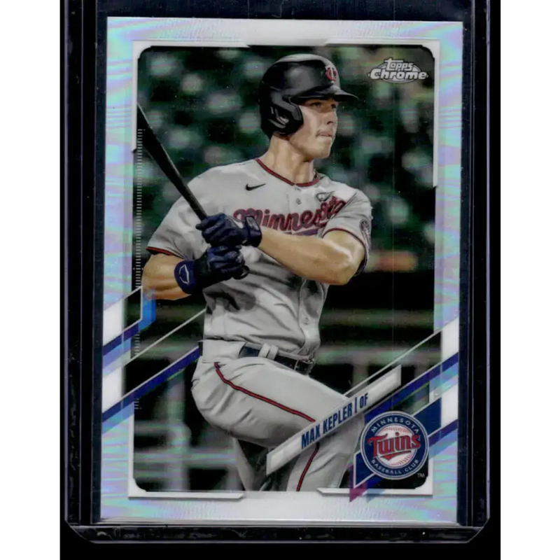 2021 Topps Chrome Refractor #41 Max Kepler NM/MT Minnesota Twins Baseball Card - Baseball Card Single