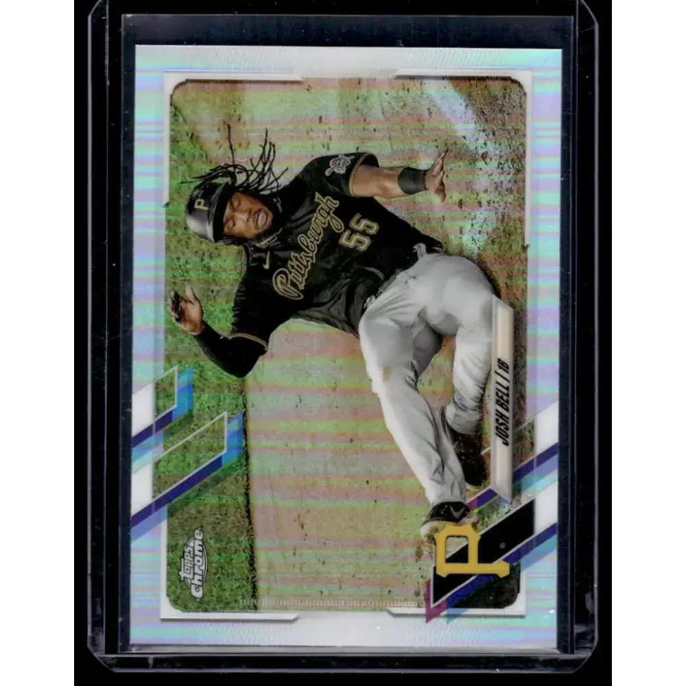 2021 Topps Chrome Refractor #68 Josh Bell NM/MT Pittsburgh Pirates Baseball Card - Baseball Card Single