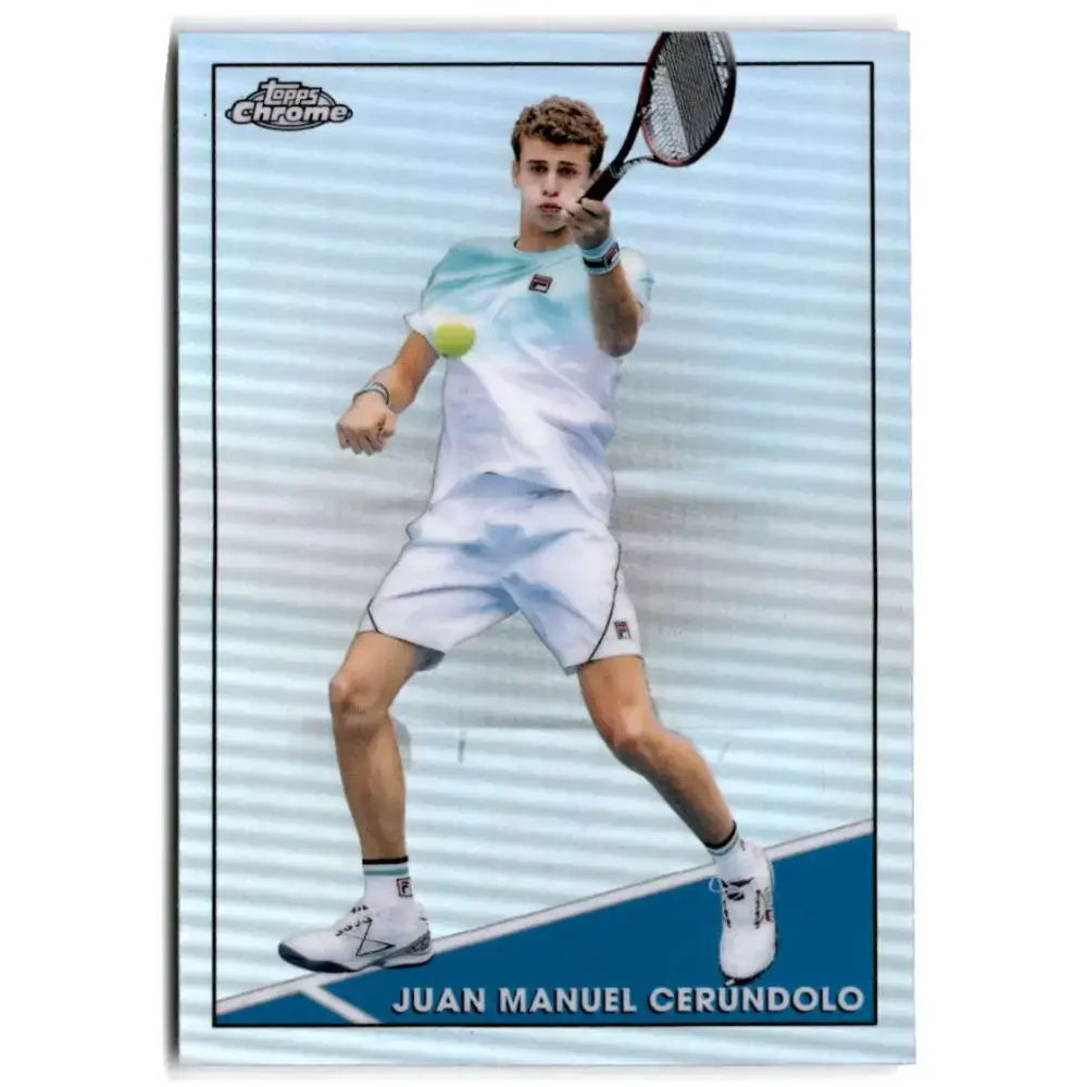 2021 Topps Chrome Refractor #77 Juan Manuel Cerundolo NM-MT Tennis Card - Tennis Card Single