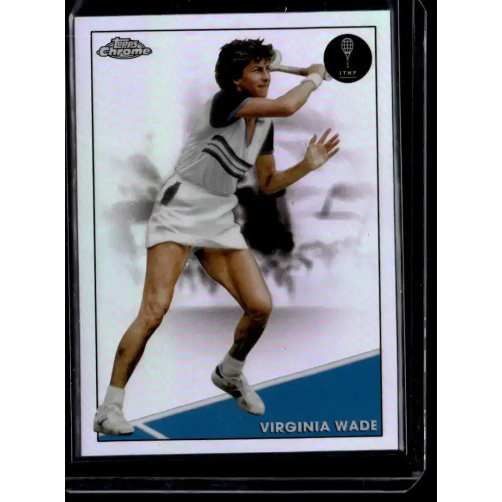 2021 Topps Chrome Refractor #97 Virginia Wade NM-MT Tennis Card - Tennis Card Single