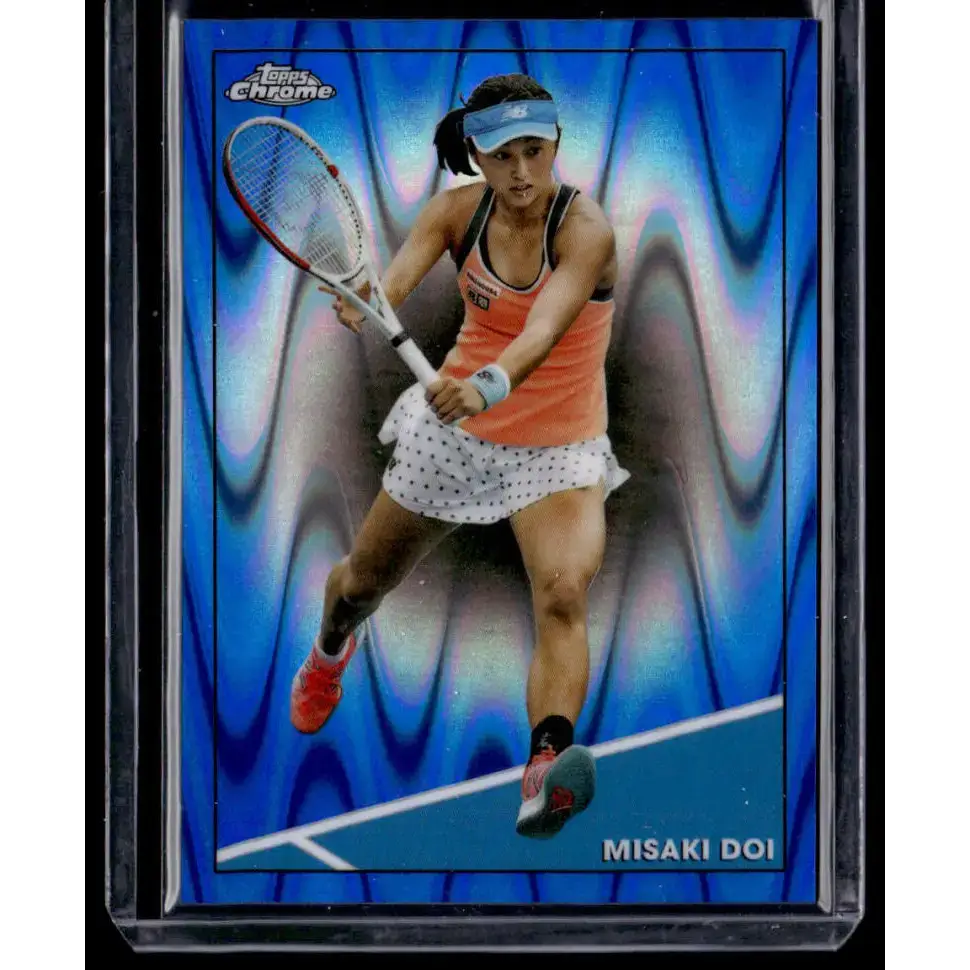 2021 Topps Chrome Refractor Blue RayWave #19 Misaki Doi NM-MT 83/99 Tennis Card - Other