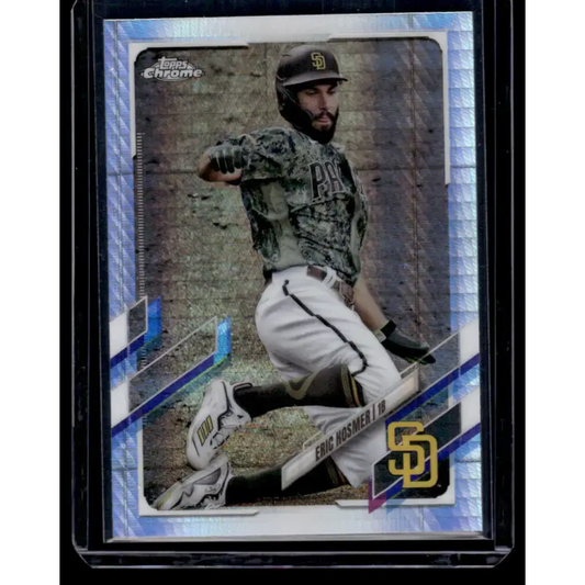 2021 Topps Chrome Refractor Prism #112 Eric Hosmer NM/MT San Diego Padres Baseball Card - Baseball Card Single