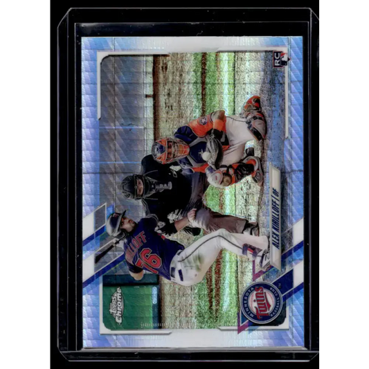 2021 Topps Chrome Refractor Prism #170 Alex Kirilloff NM/MT RC Rookie Minnesota Twins Baseball Card - Baseball Card