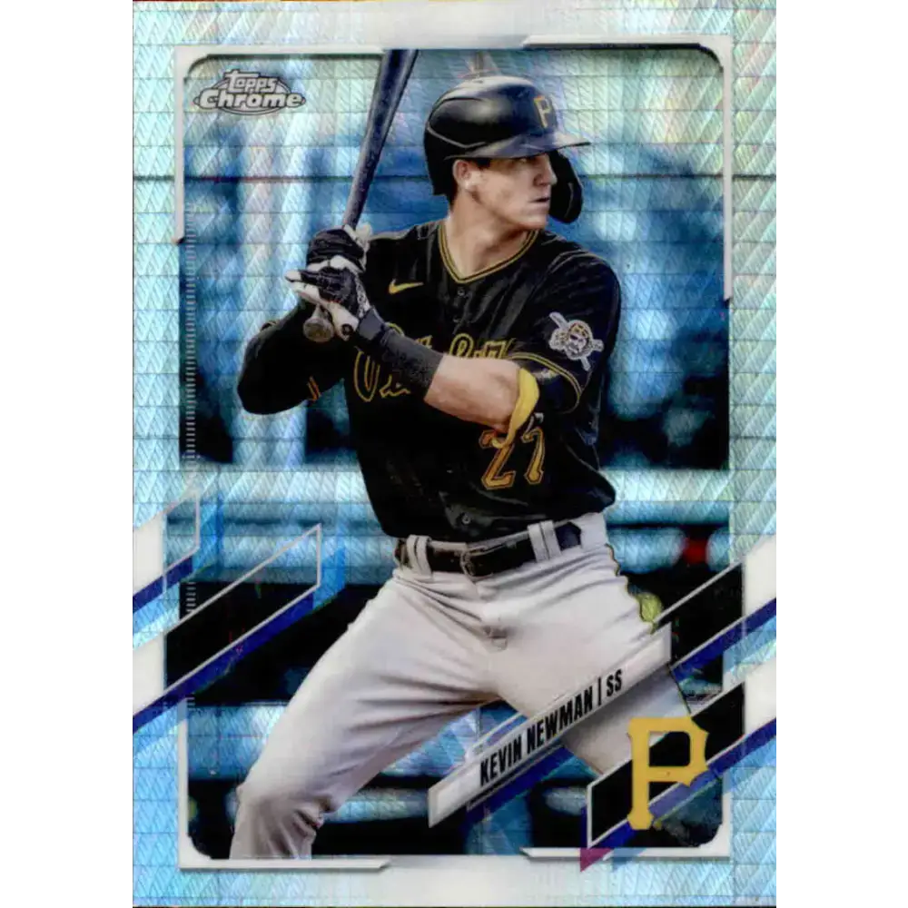 2021 Topps Chrome Refractor Prism #2 Kevin Newman NM/MT Pittsburgh Pirates Baseball Card - Baseball Card Single