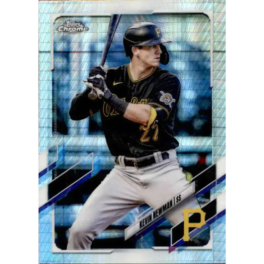 2021 Topps Chrome Refractor Prism #2 Kevin Newman NM/MT Pittsburgh Pirates Baseball Card - Baseball Card Single