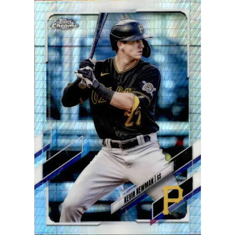 2021 Topps Chrome Refractor Prism #2 Kevin Newman NM/MT Pittsburgh Pirates Baseball Card - Baseball Card Single