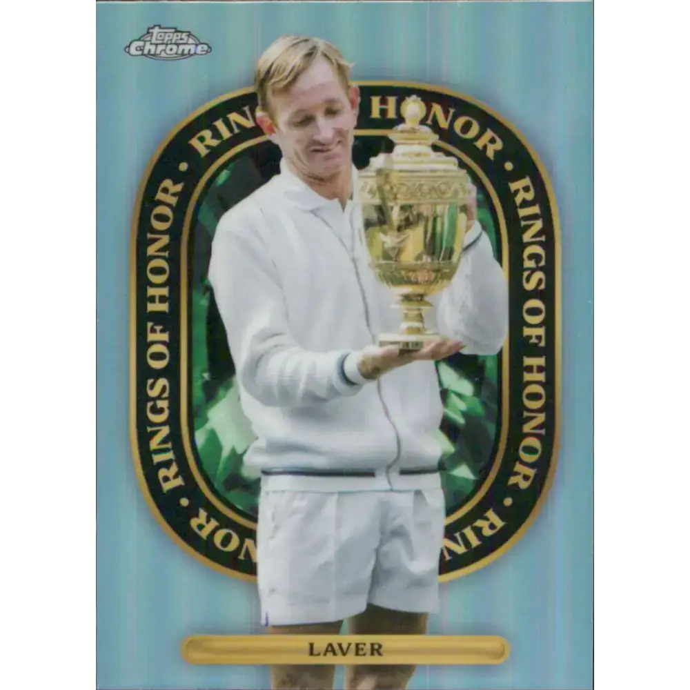 2021 Topps Chrome Rings of Honor Refractor #ROH-4 Rod Laver NM-MT Tennis Card - Tennis Card Single