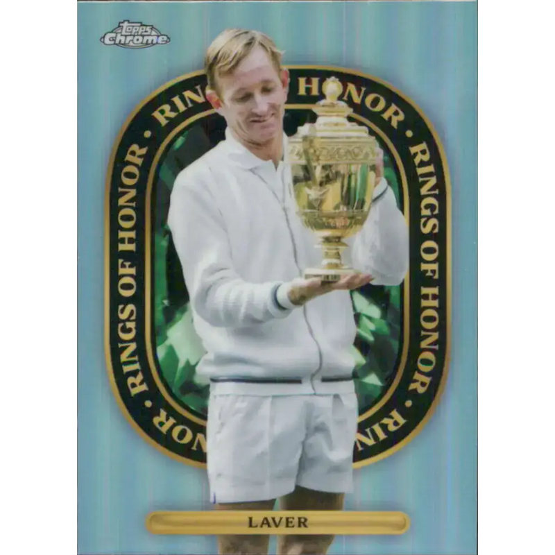 2021 Topps Chrome Rings of Honor Refractor #ROH-4 Rod Laver NM-MT Tennis Card - Tennis Card Single