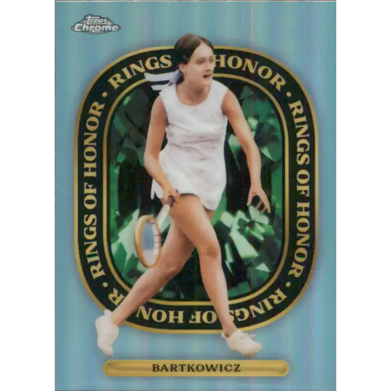 2021 Topps Chrome Rings of Honor Refractor #ROH-5 Peaches Bartkowicz NM-MT Tennis Card - Other