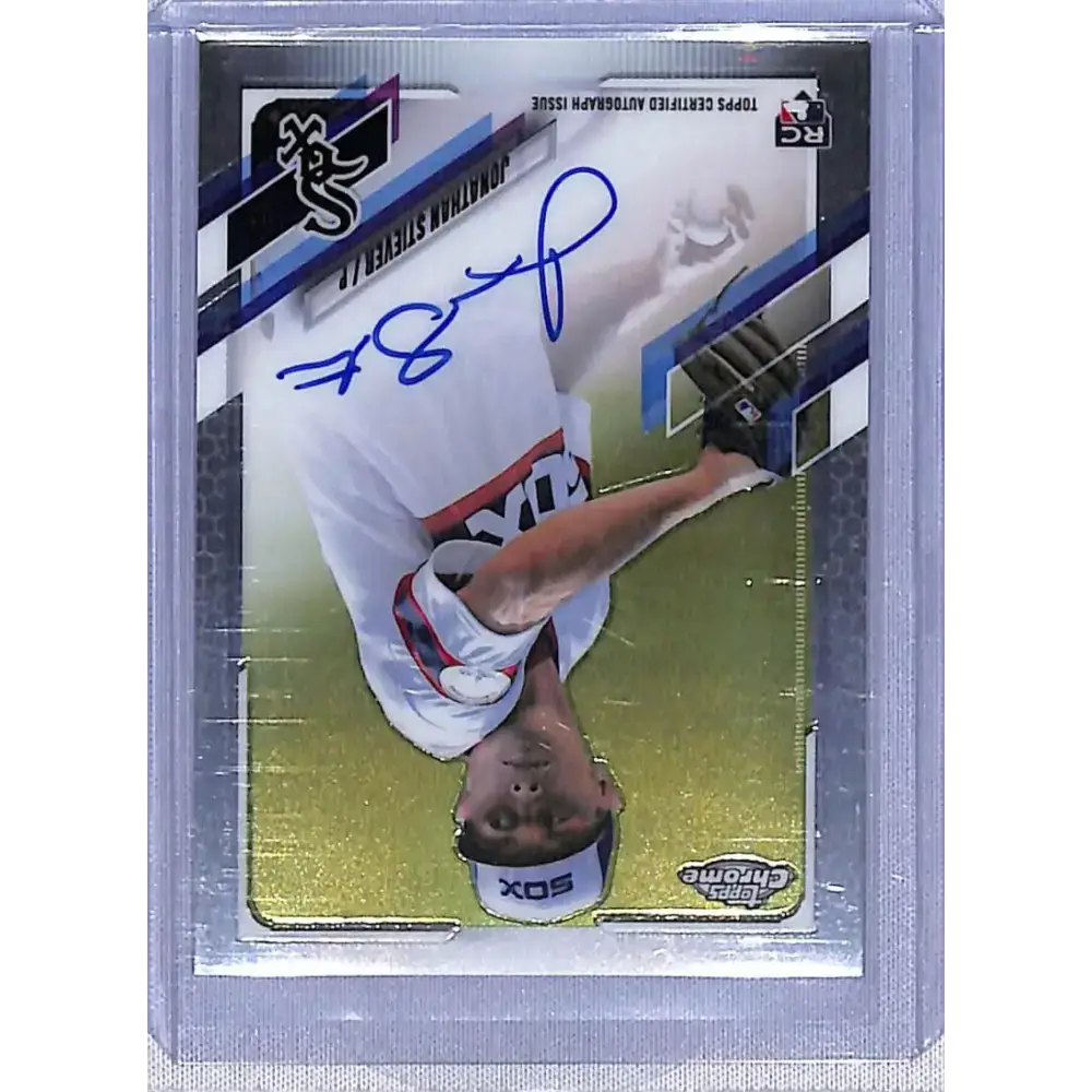 2021 Topps Chrome Rookie Autographs #RA-JST Jonathan Stiever NM-MT RC Rookie Auto Chicago White Sox Baseball Card