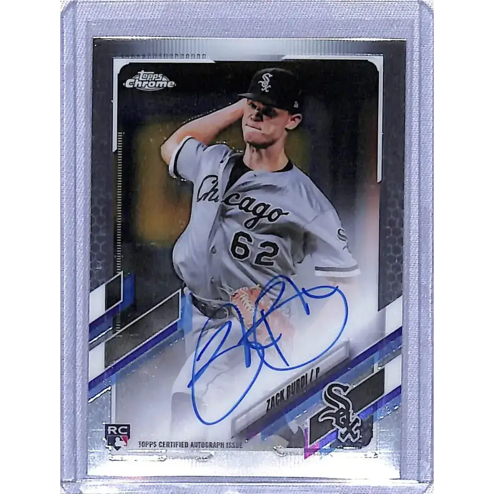 2021 Topps Chrome Rookie Autographs #RA-ZB Zack Burdi NM-MT RC Rookie Auto Chicago White Sox Baseball Card - Baseball