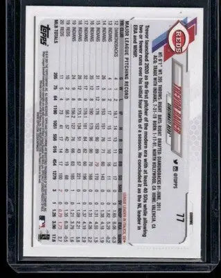 2021 Topps Chrome Trevor Bauer #77 Baseball - Baseball Card Single