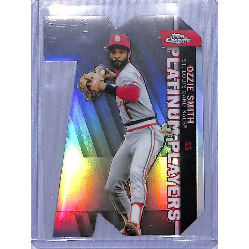 2021 Topps Chrome Update Platinum Payer Die-Cuts Refractor #CPDC-21 Ozzie Smith NM-MT - Baseball Card Single