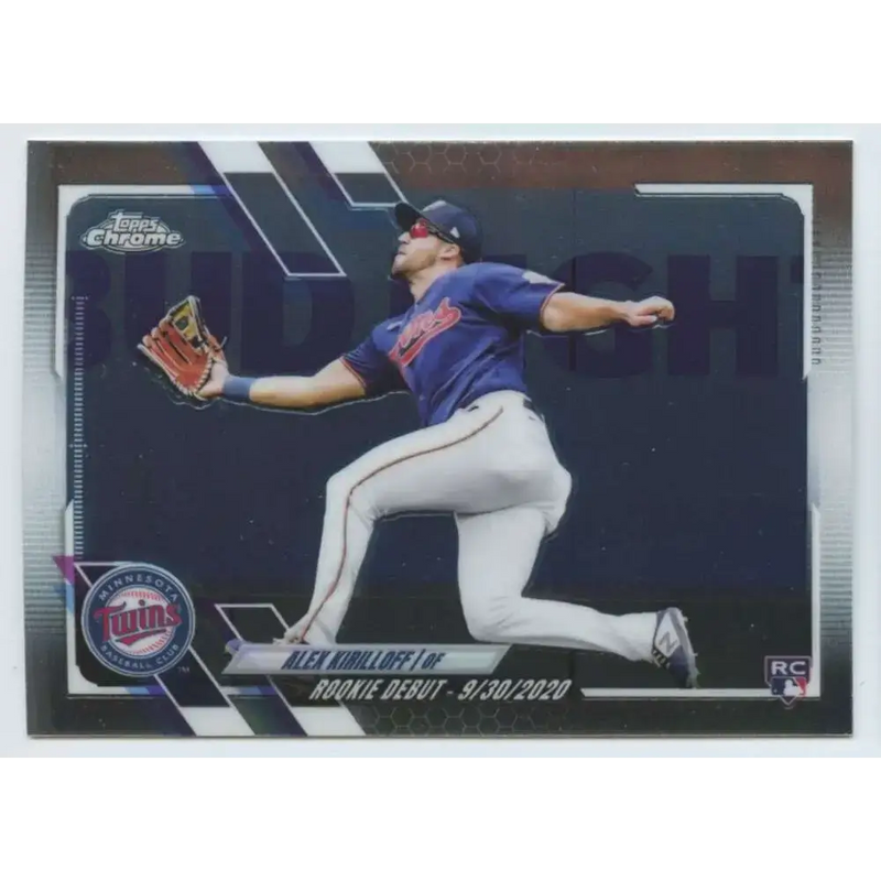 2021 Topps Chrome Update #USC11 Alex Kirilloff NM-MT RC Rookie Minnesota Twins Baseball Card - Baseball Card Single