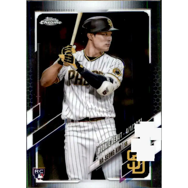 2021 Topps Chrome Update #USC12 Ha-Seong Kim NM-MT RC Rookie San Diego Padres Baseball Card