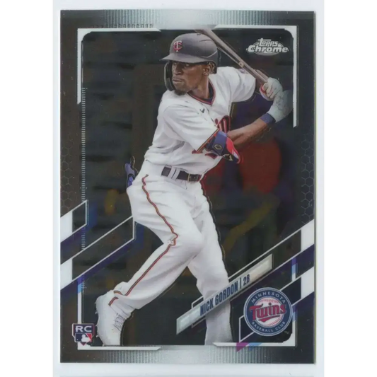 2021 Topps Chrome Update #USC16 Nick Gordon NM-MT RC Rookie Minnesota Twins Baseball Card - Baseball Card