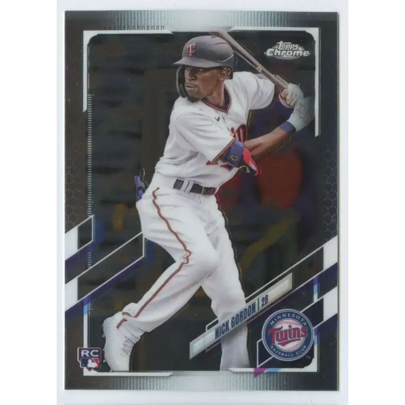 2021 Topps Chrome Update #USC16 Nick Gordon NM-MT RC Rookie Minnesota Twins Baseball Card - Baseball Card Single