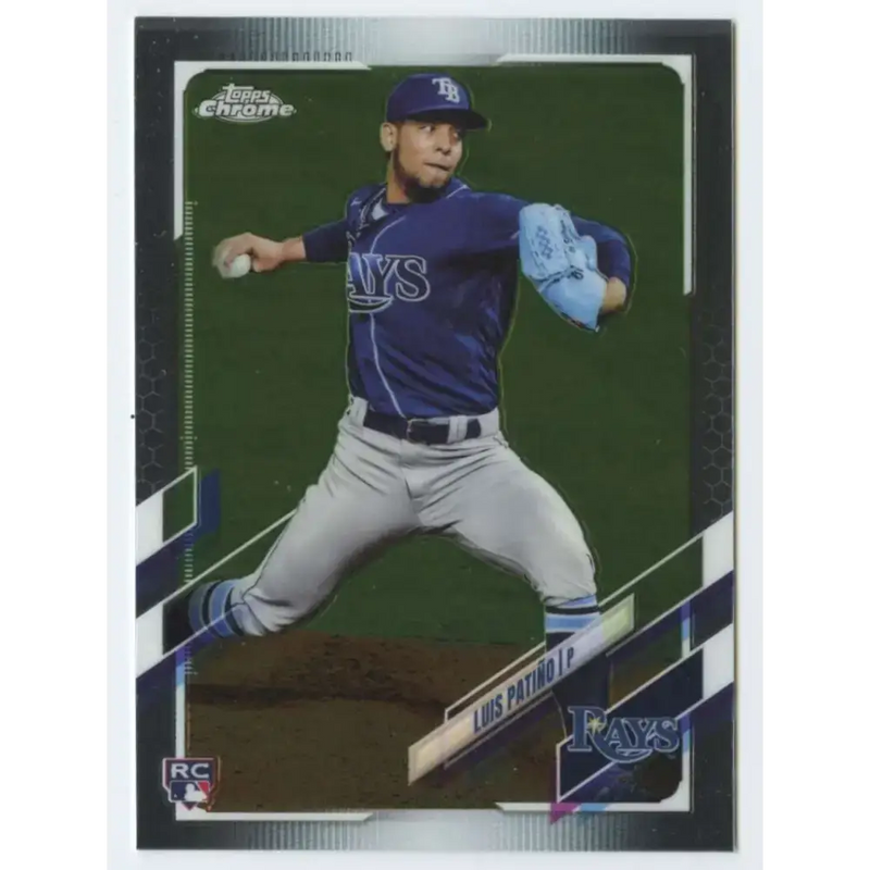 2021 Topps Chrome Update #USC18 Luis Patino NM-MT RC Rookie Tampa Bay Rays Baseball Card - Baseball Card Single