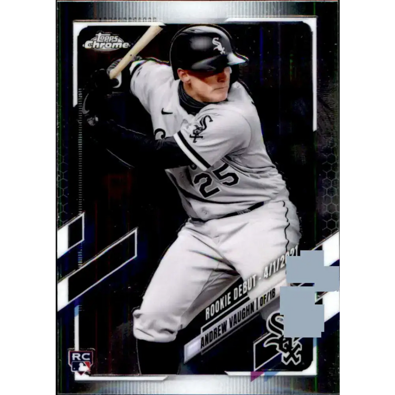 2021 Topps Chrome Update #USC19 Andrew Vaughn NM-MT RC Rookie Chicago White Sox Baseball Card - Baseball Card Single