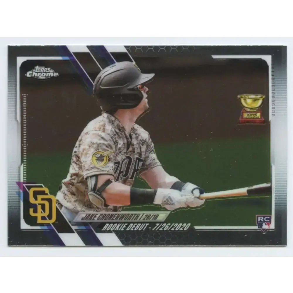 2021 Topps Chrome Update #USC25 Jake Cronenworth NM-MT RC Rookie San Diego Padres Baseball Card