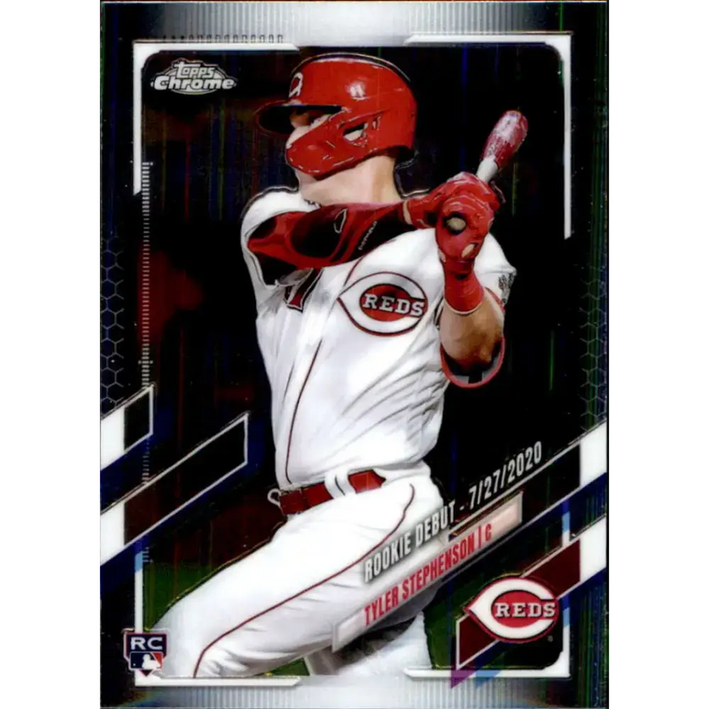 2021 Topps Chrome Update #USC26 Tyler Stephenson NM-MT RC Rookie Cincinnati Reds Baseball Card - Baseball Card Single
