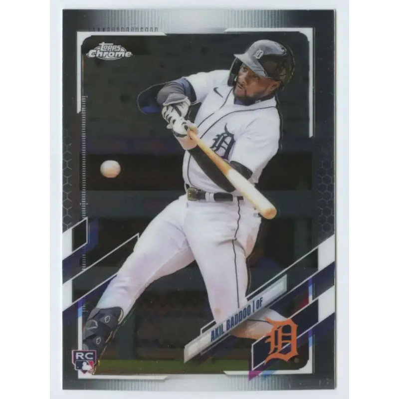 2021 Topps Chrome Update #USC27 Akil Baddoo NM-MT RC Rookie Detroit Tigers Baseball Card - Baseball Card Single