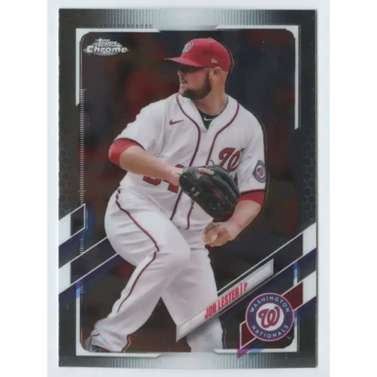 2021 Topps Chrome Update #USC30 Jon Lester NM-MT Washington Nationals Baseball Card - Baseball Card