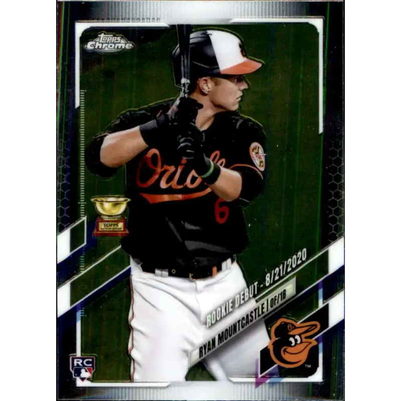 2021 Topps Chrome Update #USC39 Ryan Mountcastle NM-MT RC Rookie Baltimore Orioles Baseball Card - Baseball Card Single