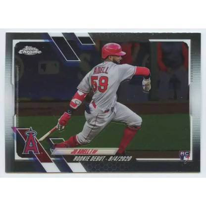 2021 Topps Chrome Update #USC40 Jo Adell NM-MT RC Rookie Los Angeles Angels Baseball Card - Baseball Card