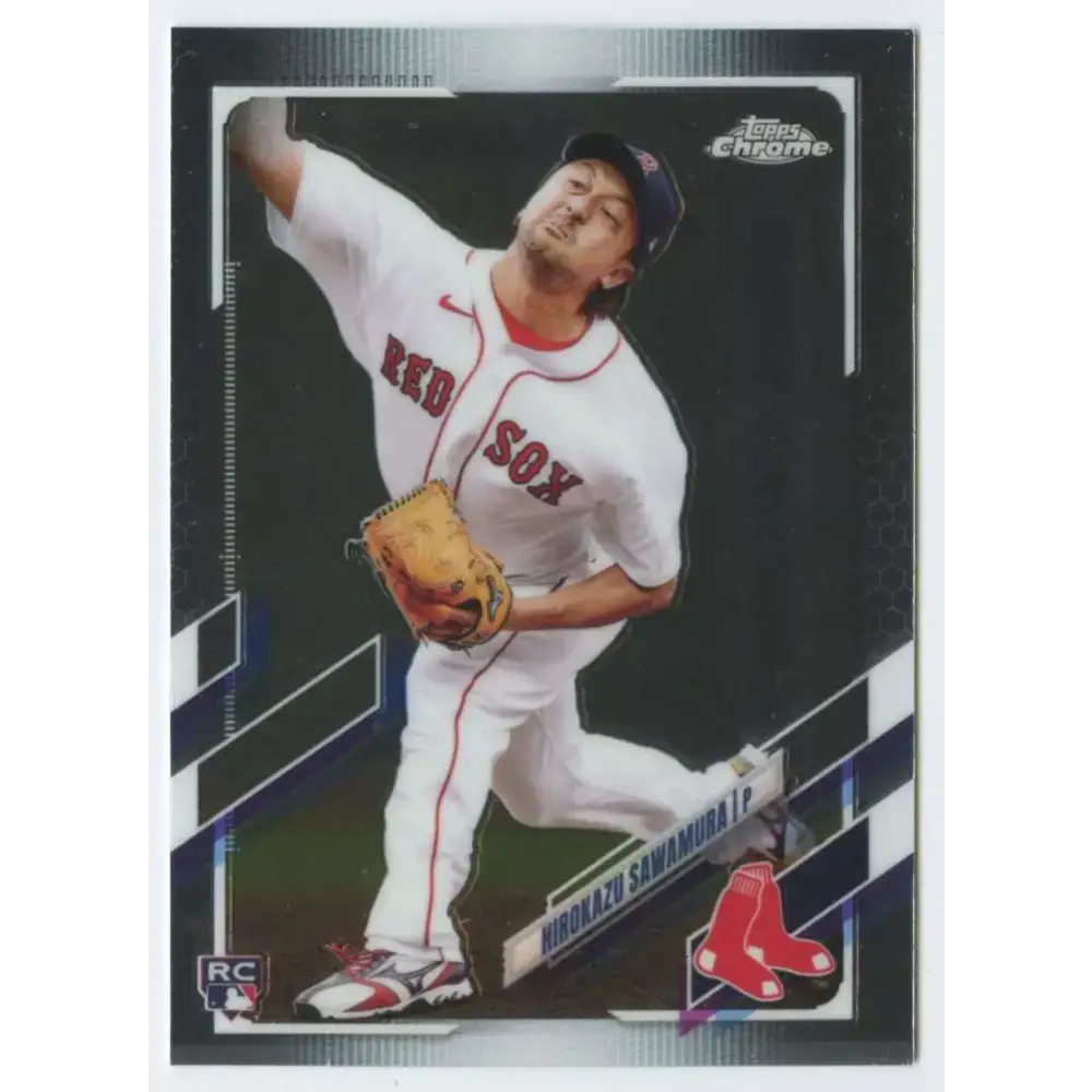 2021 Topps Chrome Update #USC49 Hirokazu Sawamura NM-MT RC Rookie Boston Red Sox Baseball Card - Baseball Card