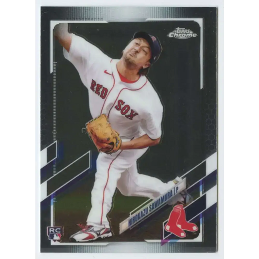 2021 Topps Chrome Update #USC49 Hirokazu Sawamura NM-MT RC Rookie Boston Red Sox Baseball Card - Baseball Card
