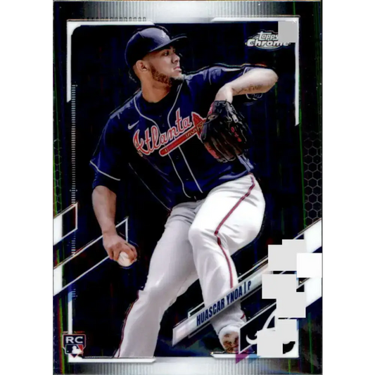 2021 Topps Chrome Update #USC56 Huascar Ynoa NM-MT RC Rookie Atlanta Braves Baseball Card - Baseball Card